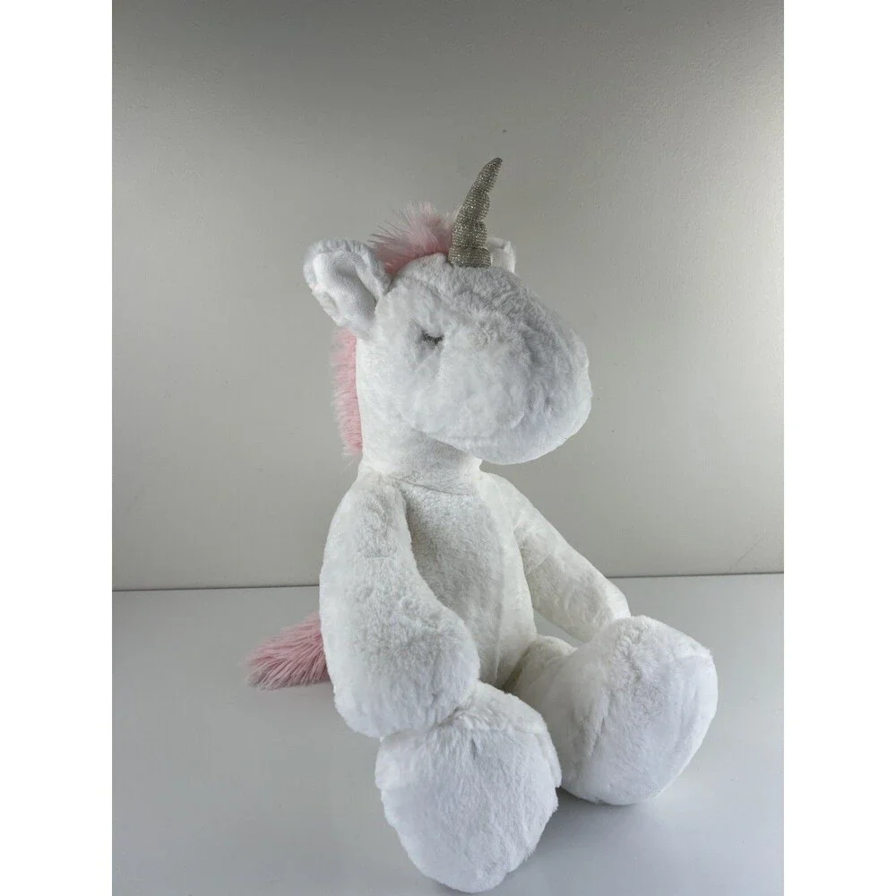 Mudpie Large Stuffed Animal Plush Unicorn Pony Horse Lovey Toy 15” Gift Toy